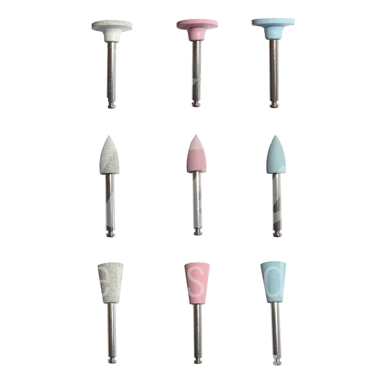 iM3 Poliergummi invertierter Konus fein (blau) 1 Stück