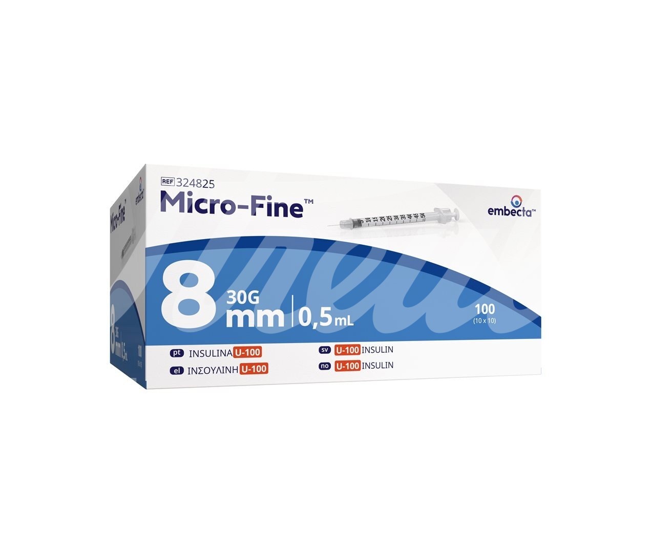 Micro-Fine U100 Insulinspritzen 31G 0.3ml 6mm Ds 100 Stk Micro-Fine U100 Insulinspritzen 31G 0.3ml 6mm Ds 100 Stk