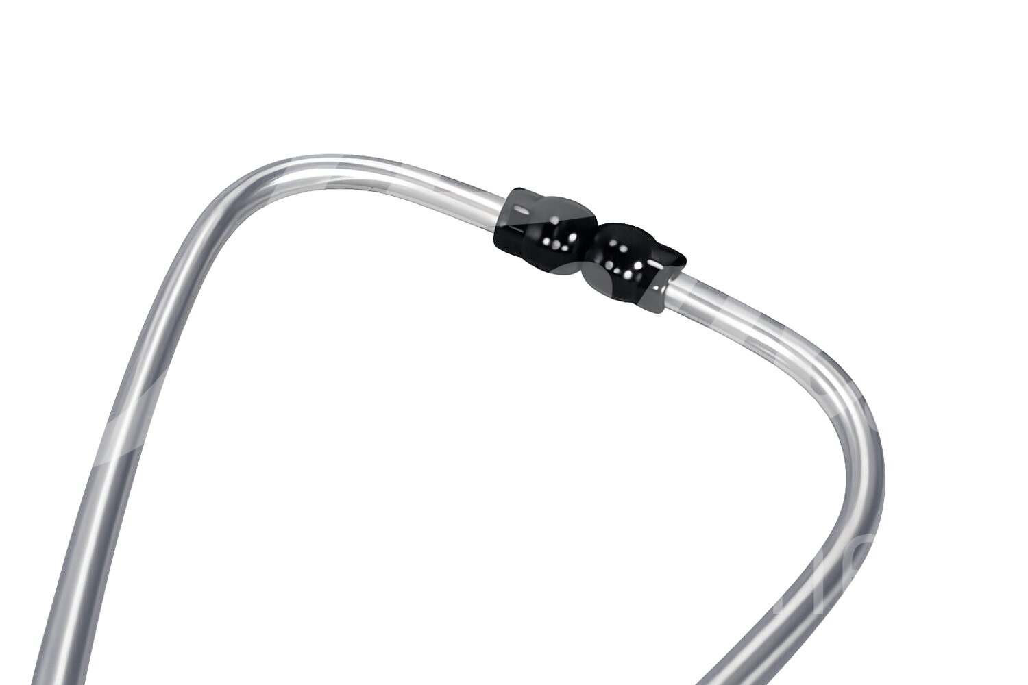 Stethoskop Deluxe Flachkopf schwarz 60 cm 1 Stück