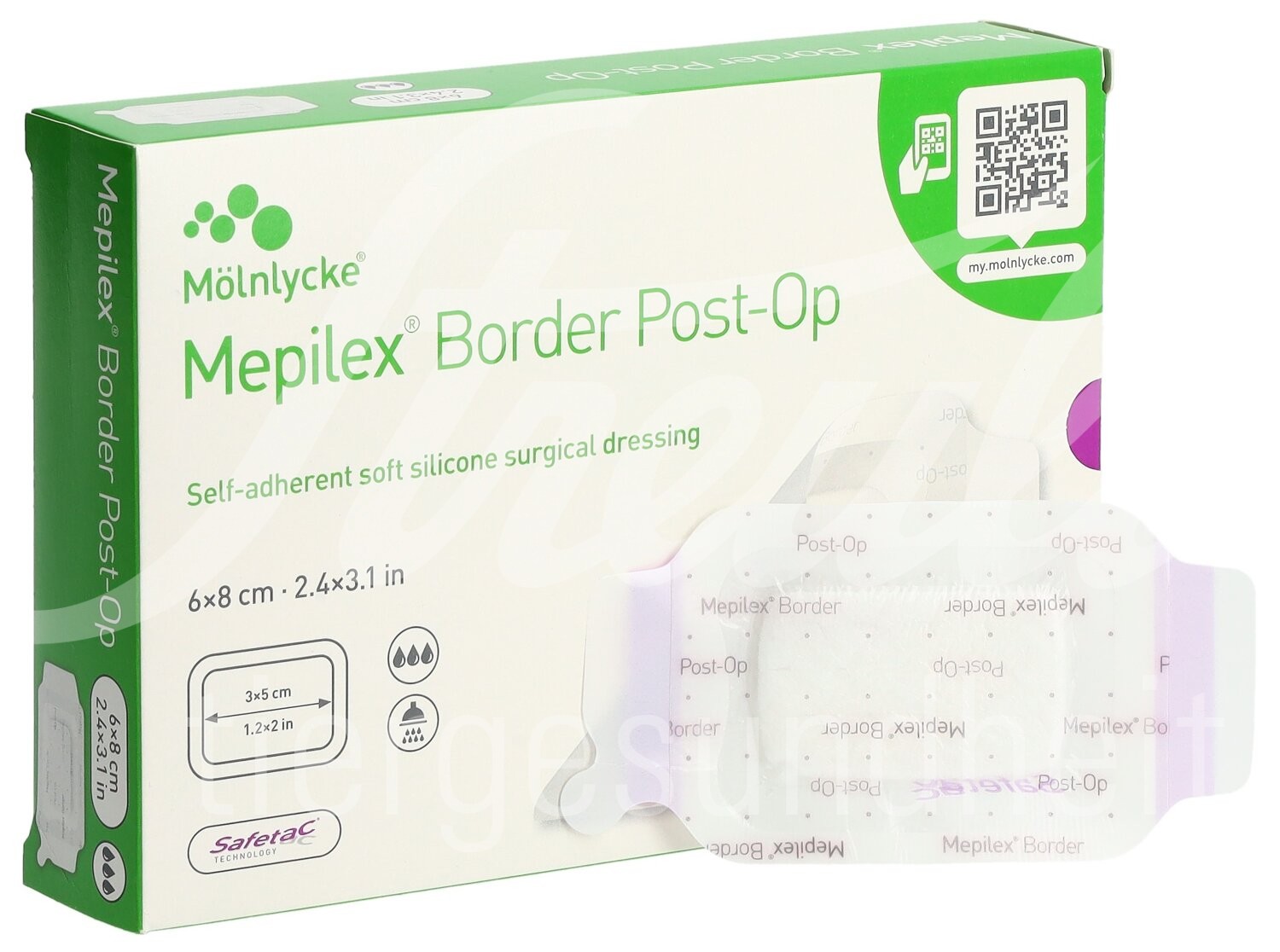 Mepilex Border Post OP 10x20cm Box 10 Stk