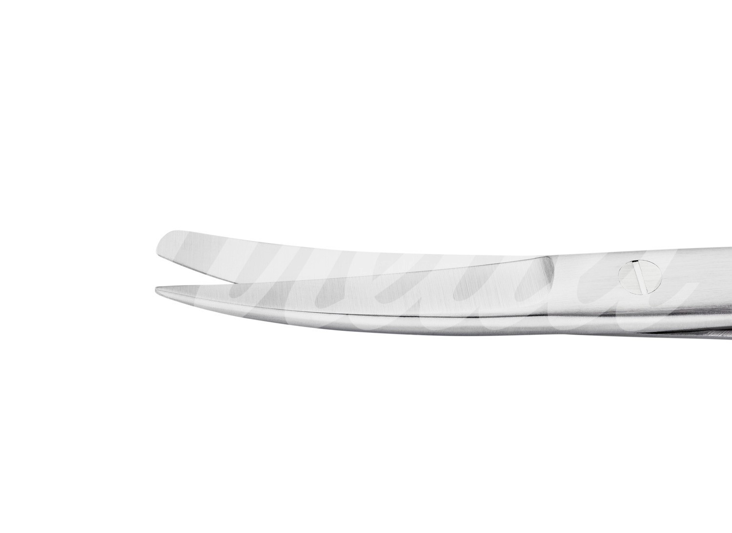 Chirurgische Schere 18.5 cm spitz/stumpf gebogen 1 Stück