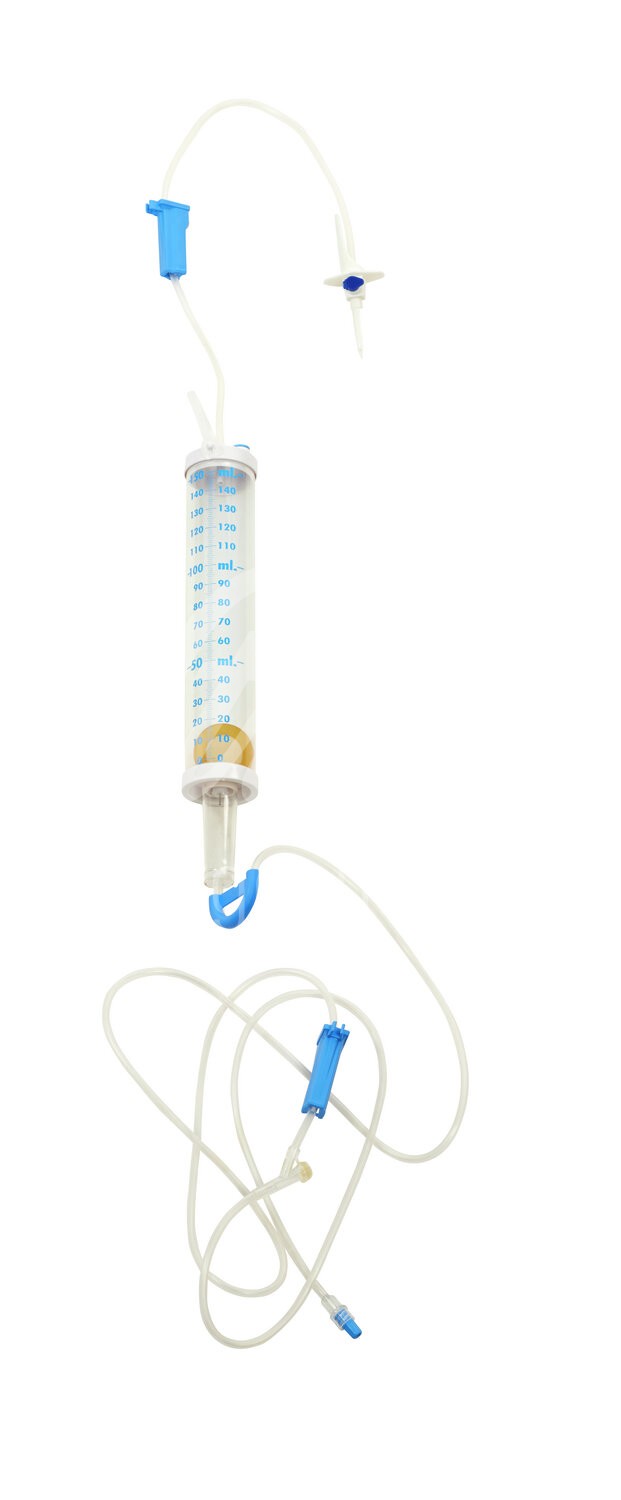 KRUUSE Bürette 150 ml Infusionsleitung 150cm 60 Tr/ml 1 Stk.