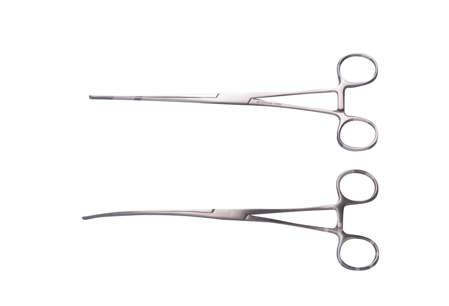 KRUUSE Darmklemme 23.0 cm gerade Längsrillen 1 Stück