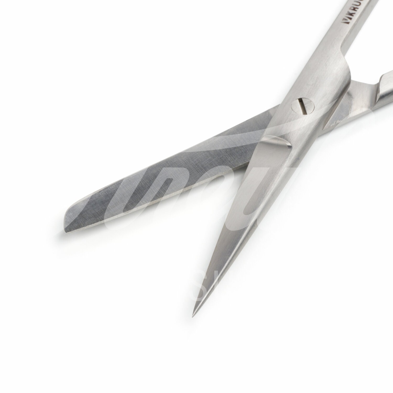 KRUUSE chirurgische Schere 14.5 cm spitz/stumpf gerade LINKS 1 Stück