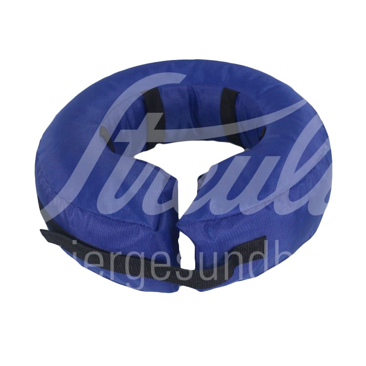 FV aufblasbarer Halskragen f. Hd & Ktz Gr.L Nylon Blau 1 Stk
