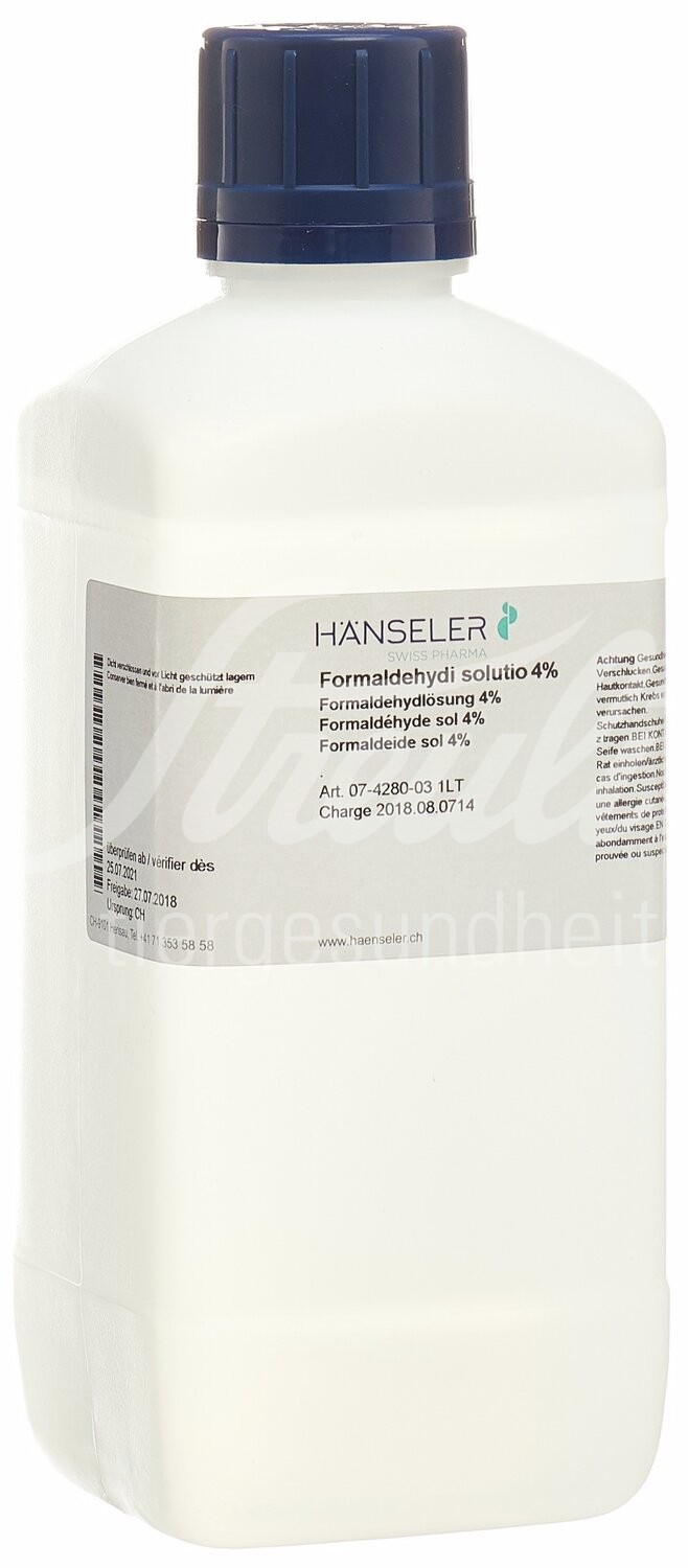 Hänseler Formaldehydi solutio 4 % 1 lt