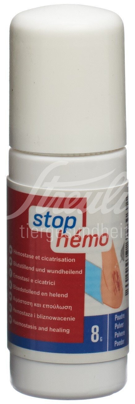 Stop Hémo Puder hämostatisch steril Flakon wiederverschliessbar 8 g Stop Hémo Puder hämostatisch steril Flakon wiederverschliessbar 8 g