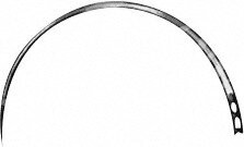 Aesculap Augennadel Federöhr 1/2-Kreis schneid. 15mm 12 Stk.