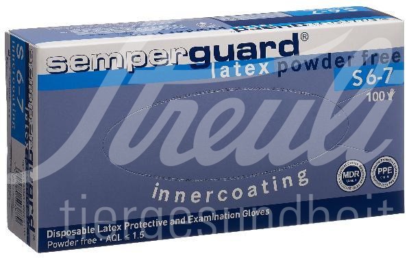 Semperguard Handschuhe Latex IC S puderfrei weiss 100 Stk Semperguard Handschuhe Latex IC S puderfrei weiss 100 Stk