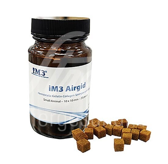 iM3 Airgid Gelatineschwämmchen 10 mm x 10 mm 20 Stück