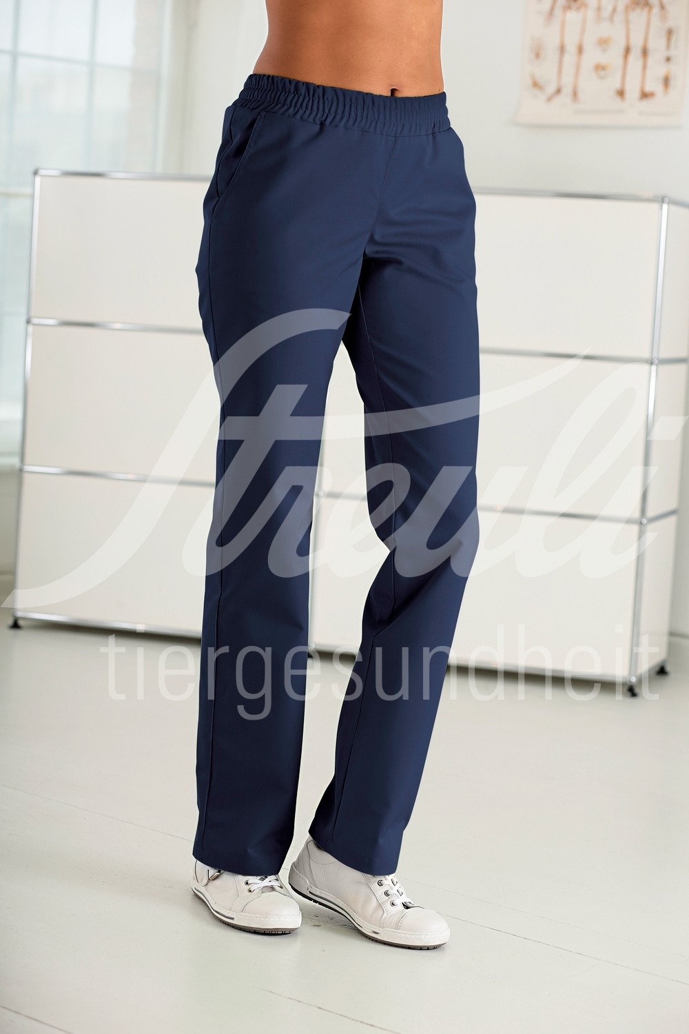 Damenhose - Regular Fit Dark Navy Grösse XL 1 Stück