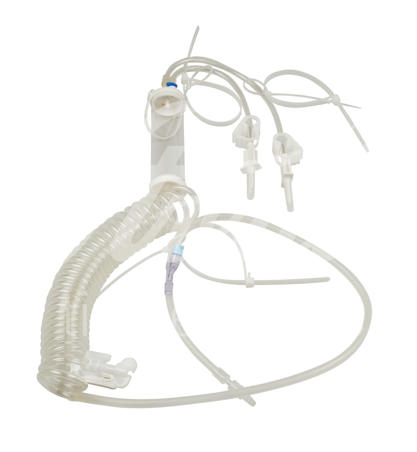 FV Infusionsleitung PUR mit 2-Spike 20 L/Std 4.8 m 5 Stück