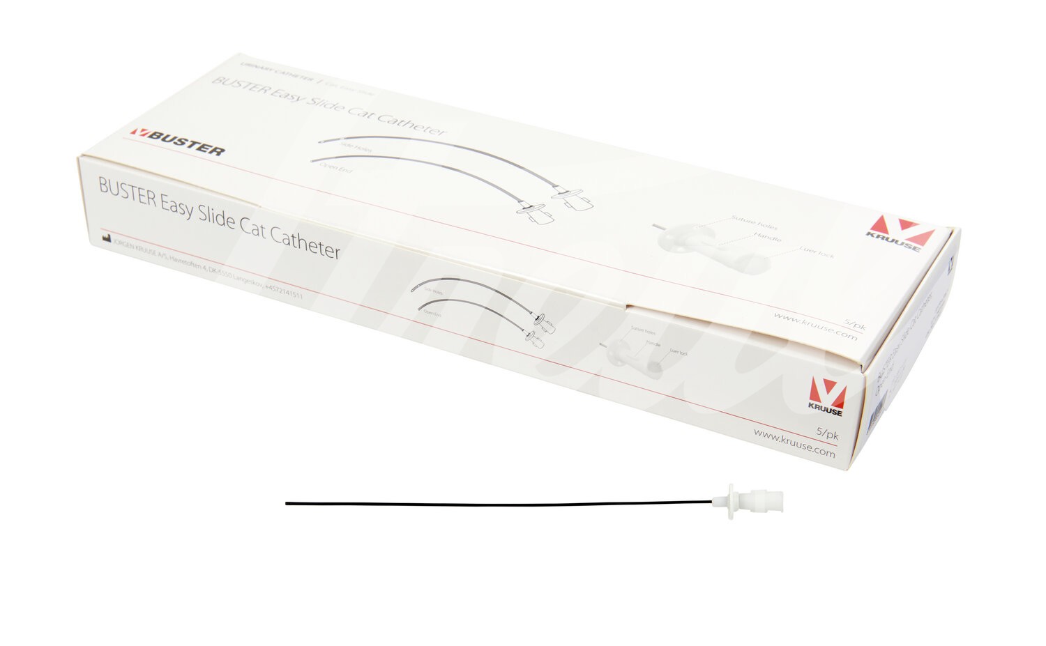 BUSTER Harn Kath. Katze Easy Slide mit o.Ende 1.2x110mm 5Stk