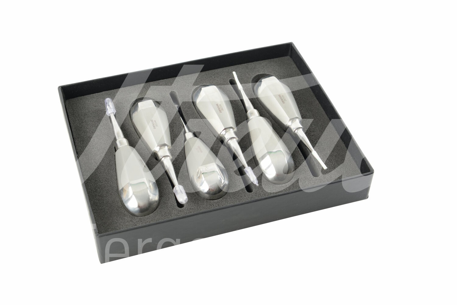 KRUUSE Dental-Set Elevator. 1-6 mm o. Steribox 6-teilig 1Set KRUUSE Dental-Set Elevator. 1-6 mm o. Steribox 6-teilig 1Set