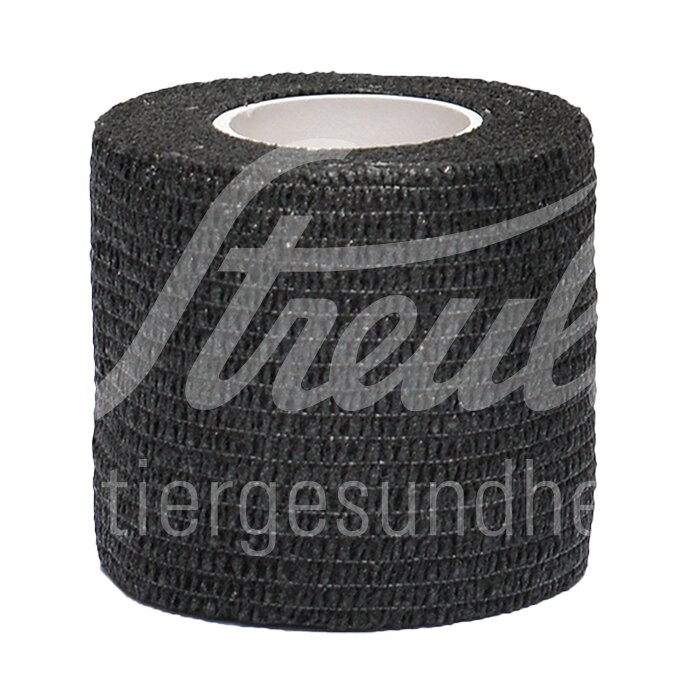 WDTrap Premium kohäs., Bandage 10cm x 4,5 m schwarz 12 Stück