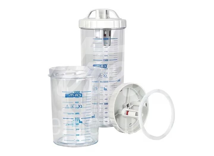 Ersatz Absaugbehälter 1l mit Deckel für Askir Absaugpumpe 1 Stück