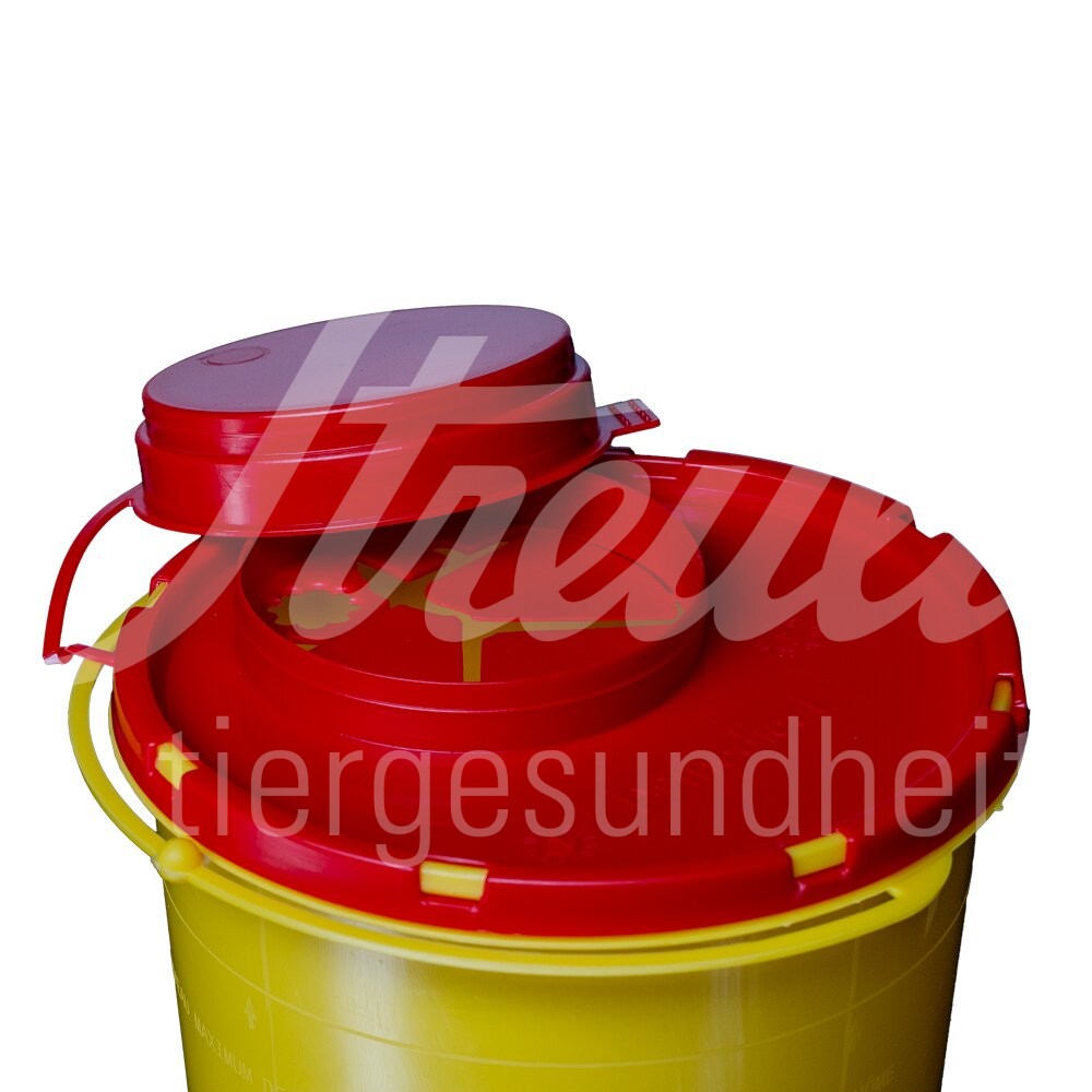 Kanüle Entsorgungsbox inkl. Deckel rund 0.6 Liter 1 Stück Kanüle Entsorgungsbox inkl. Deckel rund 0.6 Liter 1 Stück