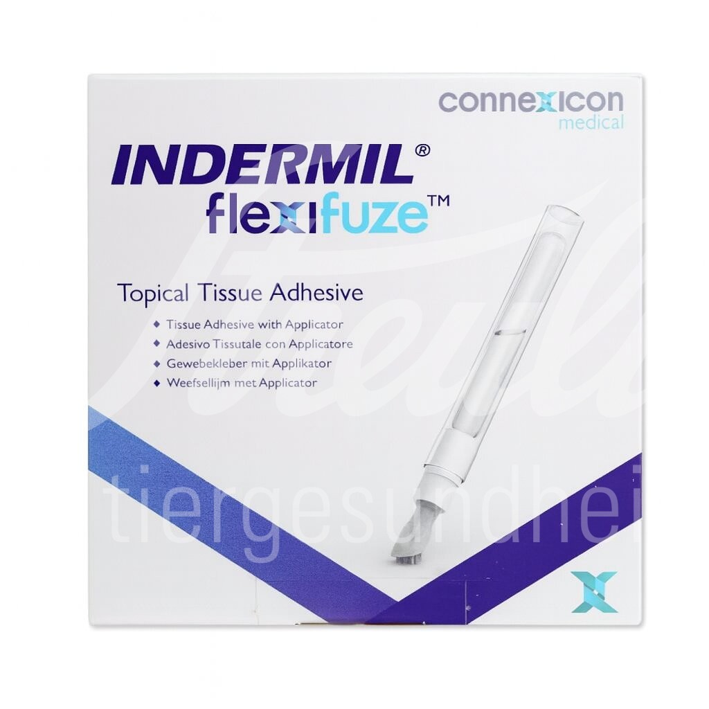 INDERMIL flexifuze Gewebekleber mit Applikator 12 Amp 0.75 g