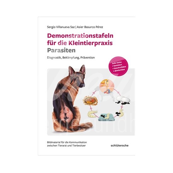 Demonstrationstafeln für die Kleintierpraxis Parasiten 1 Stück