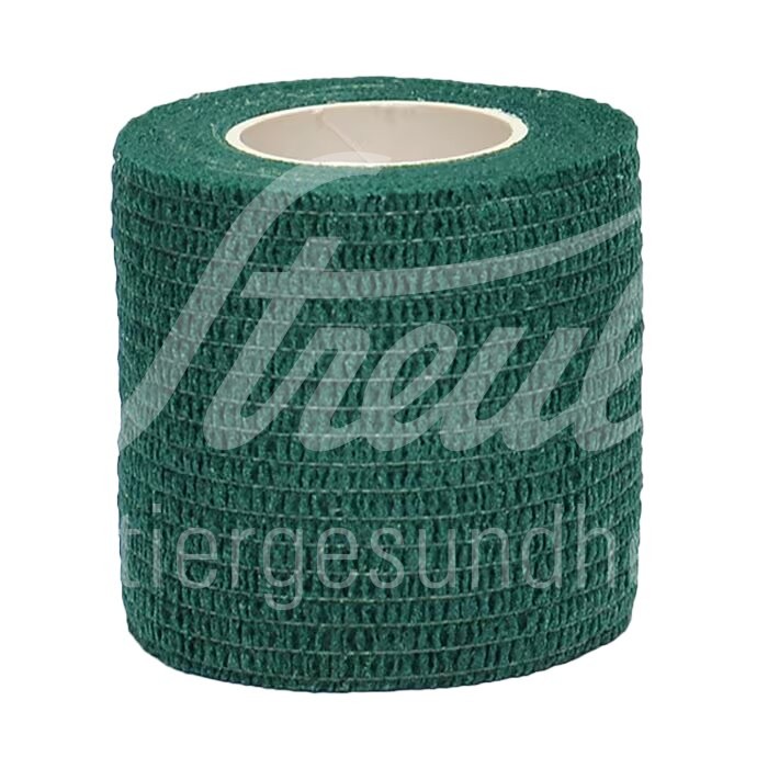 WDTrap Premium kohäs., Bandage 10cm x 4,5 m dunkelgrün 12 Stück