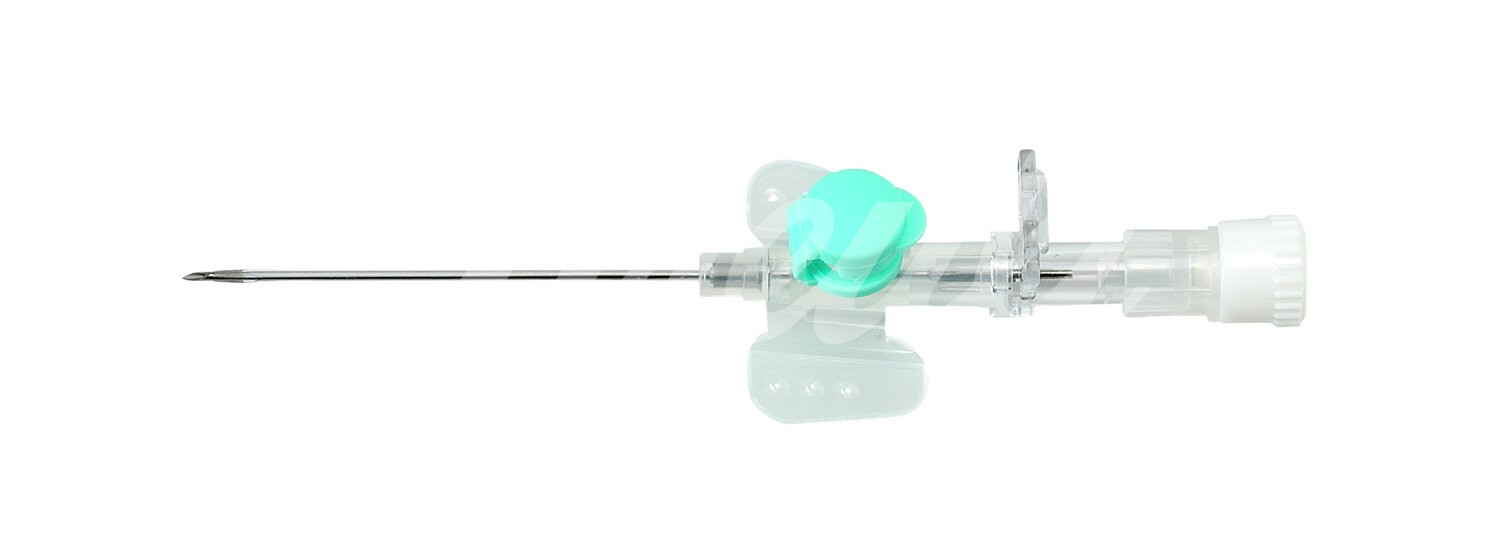 KRUUSE InfuVein PRO IV m. Port 18G 1,3 x 45 mm grün 50 Stück