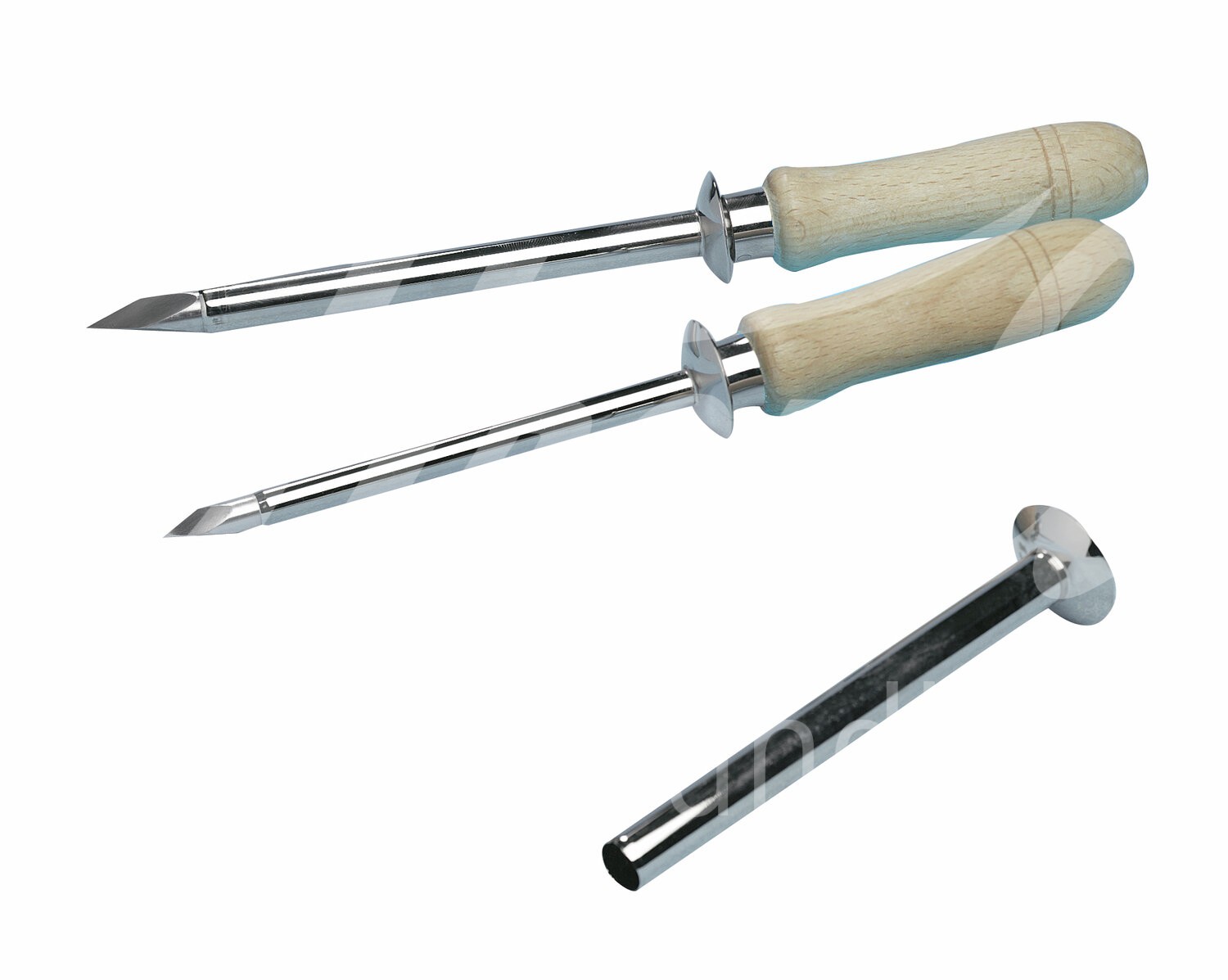 KRUUSE Trokar Ø 10 x 150 mm mit Hülse und Holzgriff 1 Stück