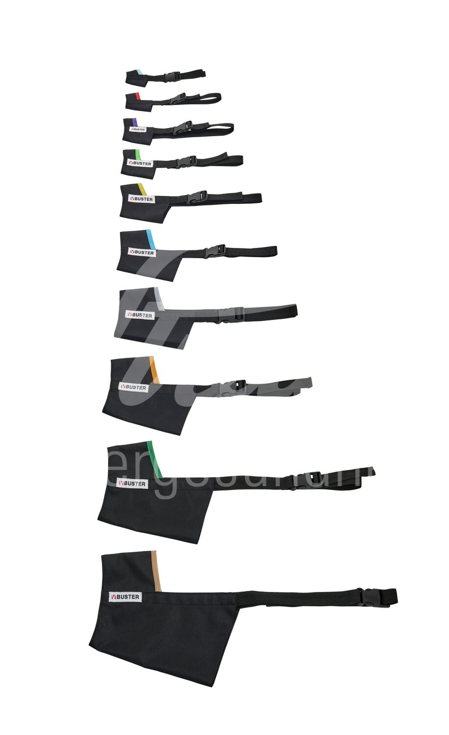 BUSTER Easy-ID Nylon Maulkorb f. Hd Starter Set XS-5XL 10Stk