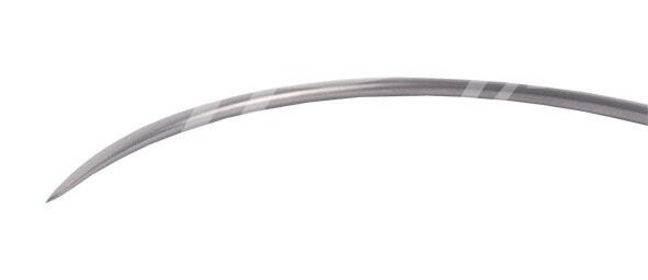 WDT Wundnadel Federöhr 1/2-Kreis Rund 40mm 12 Stk.