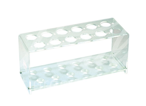 Plexiglasständer für 12 Zentrifugengläser 1 Stück