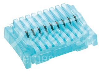 Titan Clips mittel/blau 9 Stück