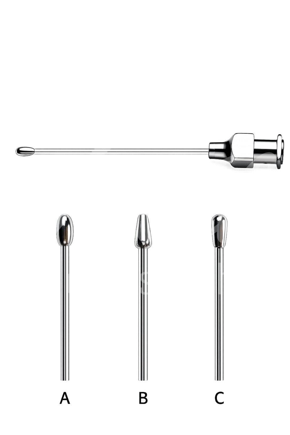 Knopfkanüle gerade 1,2 x 40 mm mit Knopf A 1 Stück