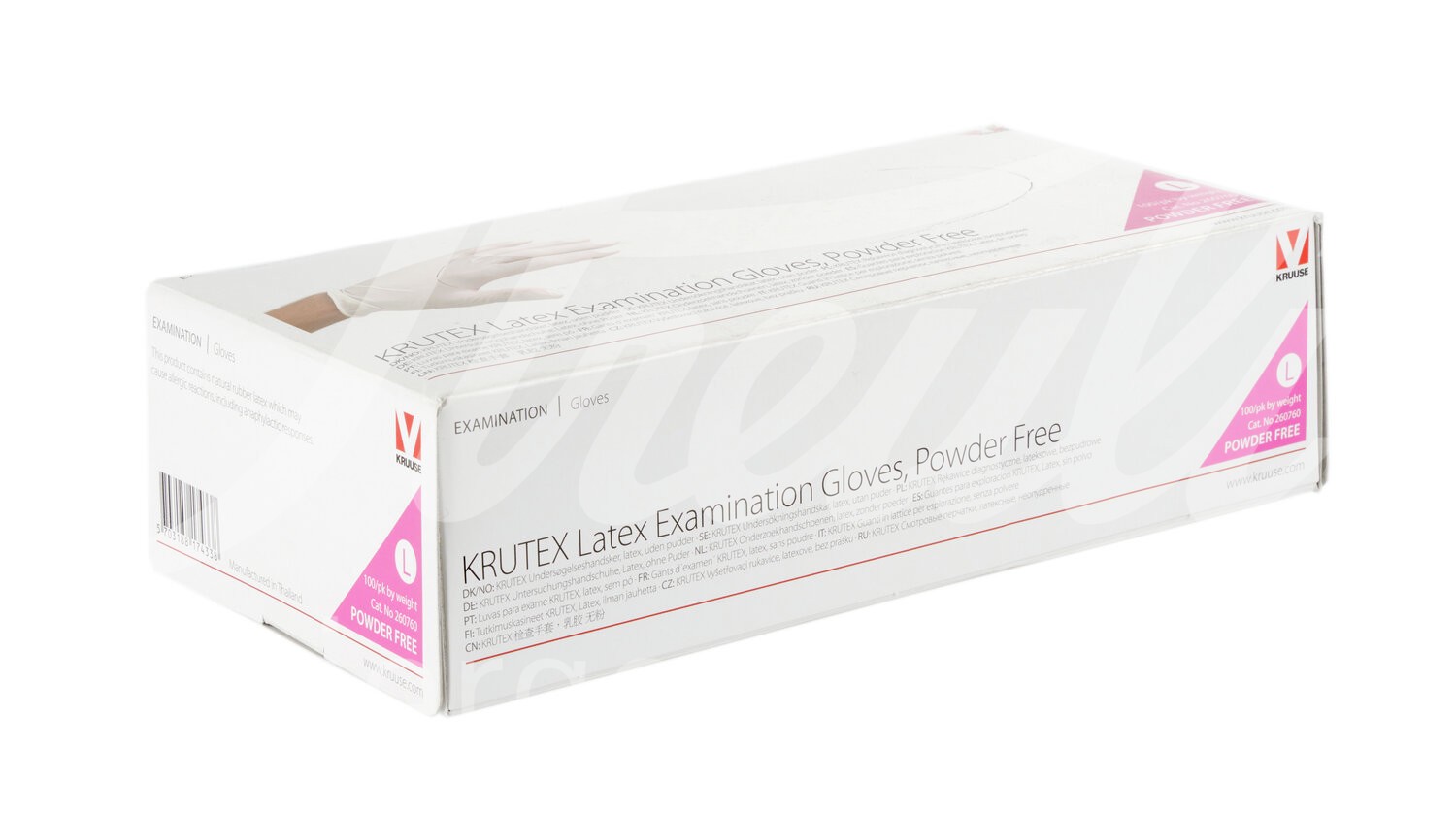 KRUTEX Latex US-Handschuh S puderfr. weiss 100 Stück KRUTEX Latex US-Handschuh S puderfr. weiss 100 Stück