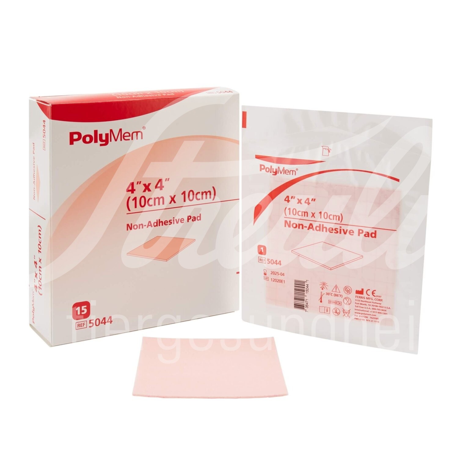 PolyMem Non Adhesive Dressing 10x10cm 15 Stk