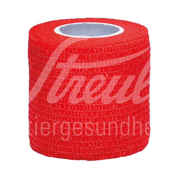 WDTrap Premium kohäs., Bandage 10cm x 4,5 m rot 12 Stück