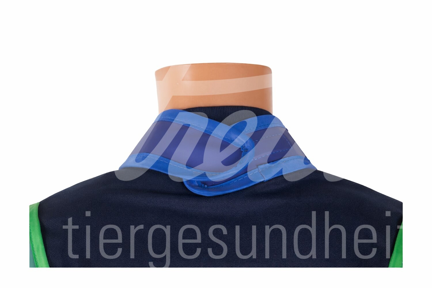 Schilddrüsenschutz mit Magnetverschluss blau 1 Stück