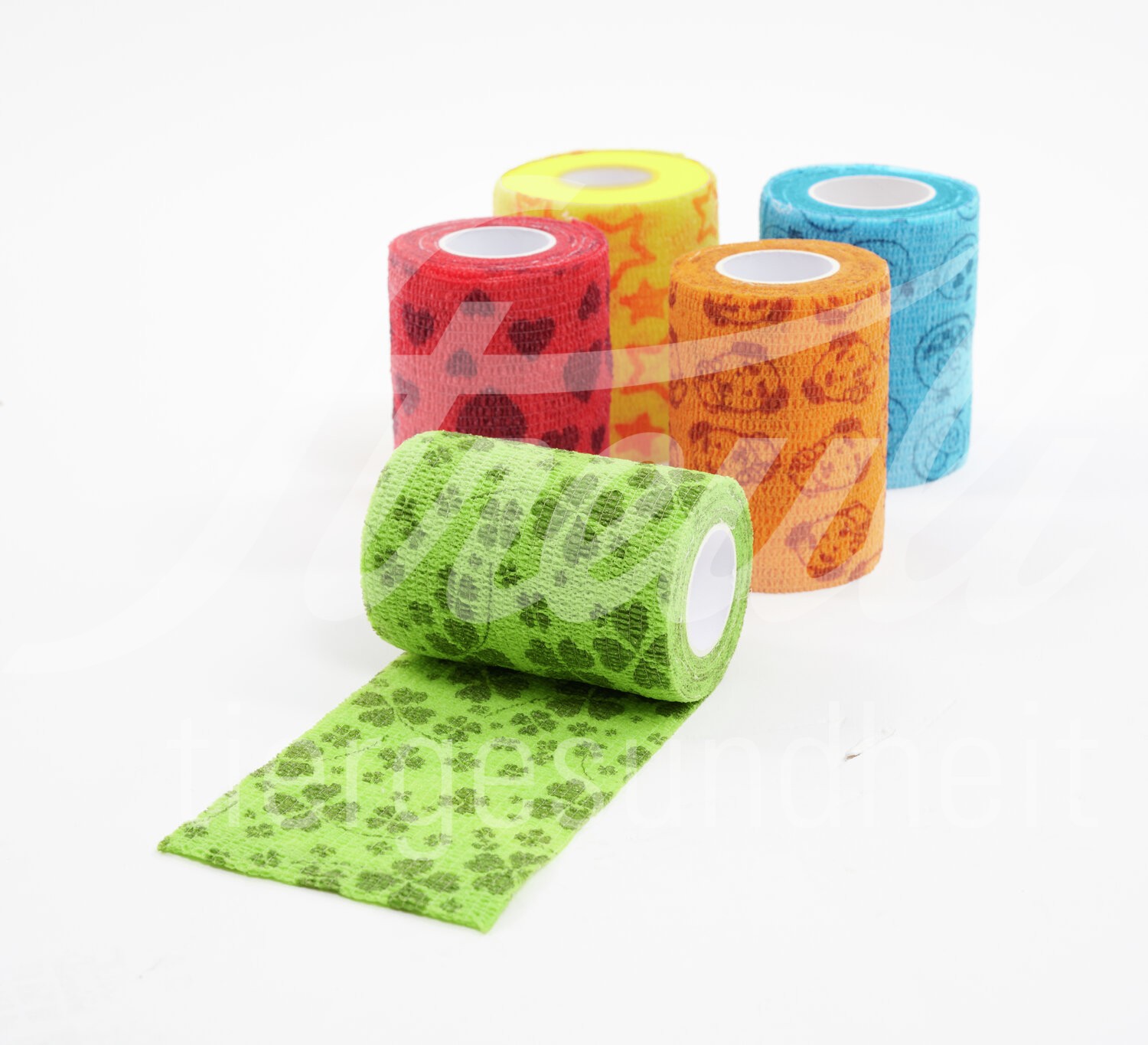 KRUUSE Fun Flex Care Bandagen 5 cm x 4.5 m 10 Stk.