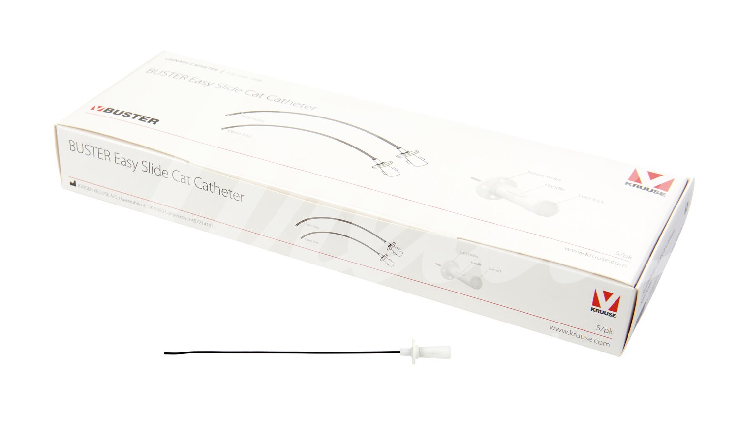 BUSTER Harn Kath. Katze Easy Slide m. Seitenl. 1.2x110mm 5Stk