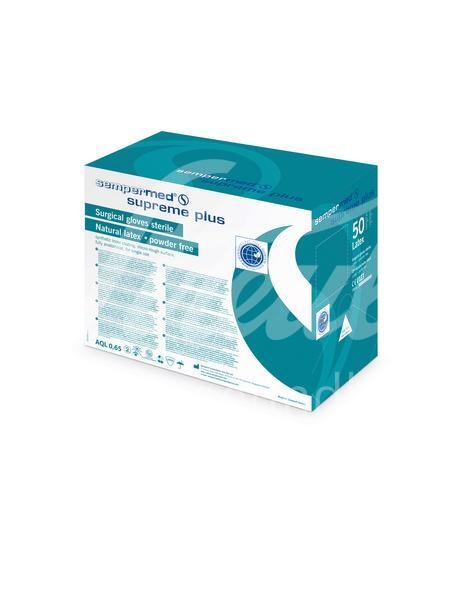 Sempermed Supreme Plus OP Handschuhe 6.5 steril 50 Paar