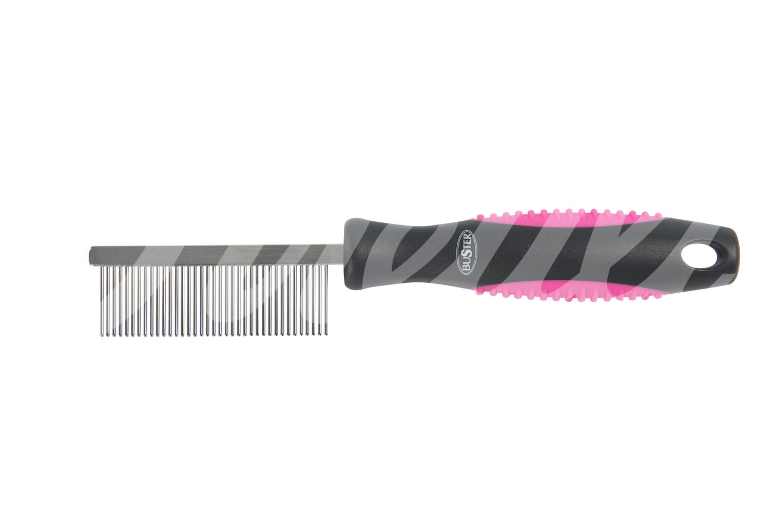 BUSTER Fell Kamm fein f. Knoten & Verfilz. pink 7.5cm 1 Stk