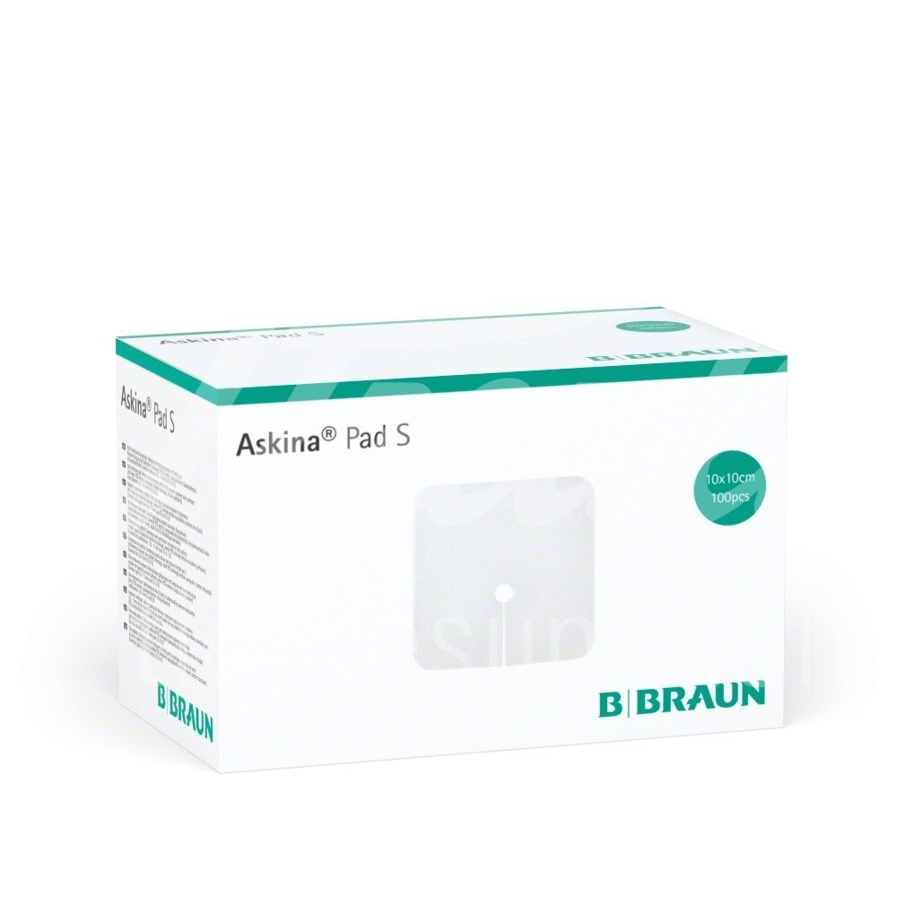 B.Braun Askina Pad S 10 x 10 cm Vlies-Schlitzkompresse 100 Stück
