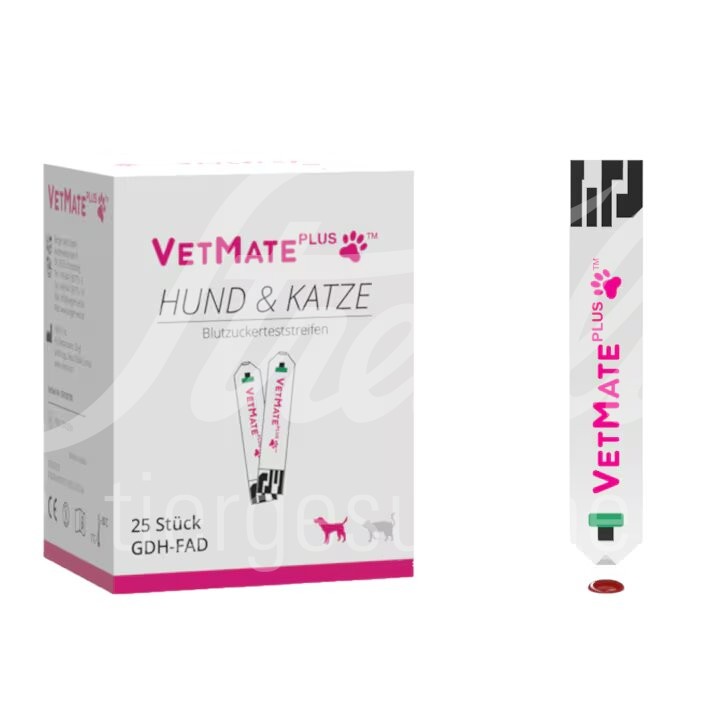 VetMate Plus Blutzuckerteststreifen 25 Stück