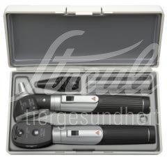 Heine mini 3000 Set LED Otoskop, Ophthalmoskop, 2 Griffe 1 Stück