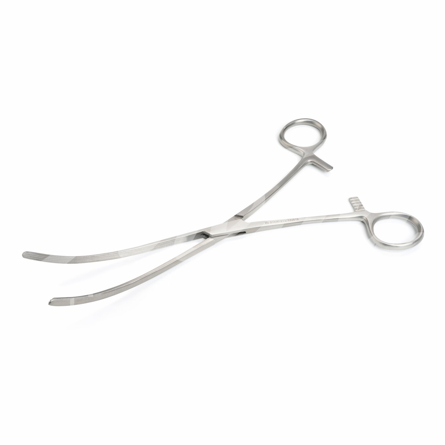 KRUUSE Darmklemme 23.0 cm gebogen Längsrillen 1 Stück