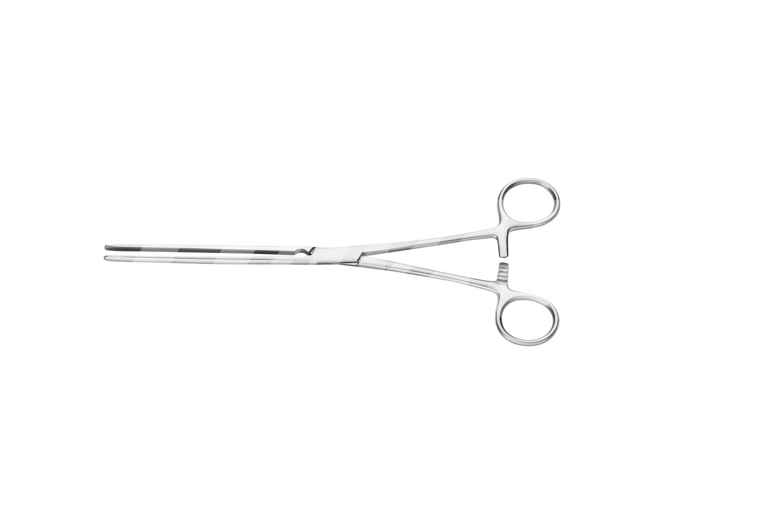 Darmklemme Doyen 24.0 cm gebogen Längsrillen 1 Stück