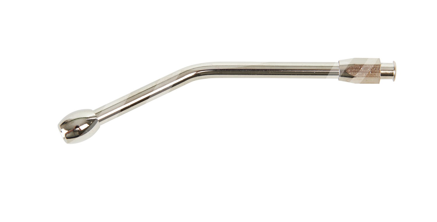 KRUUSE Mundkanüle für Plexiglasspritze 12 cm 1 Stück