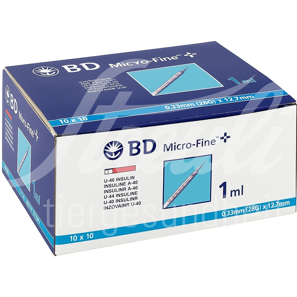 BD Microfine+ U40 Insulin Spritze 100 x 1 ml