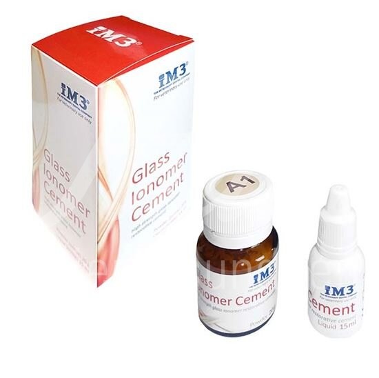 iM3 Glass Ionomer Cement (15 g Pulver & 10 ml Flüssigkeit) 1 Stück