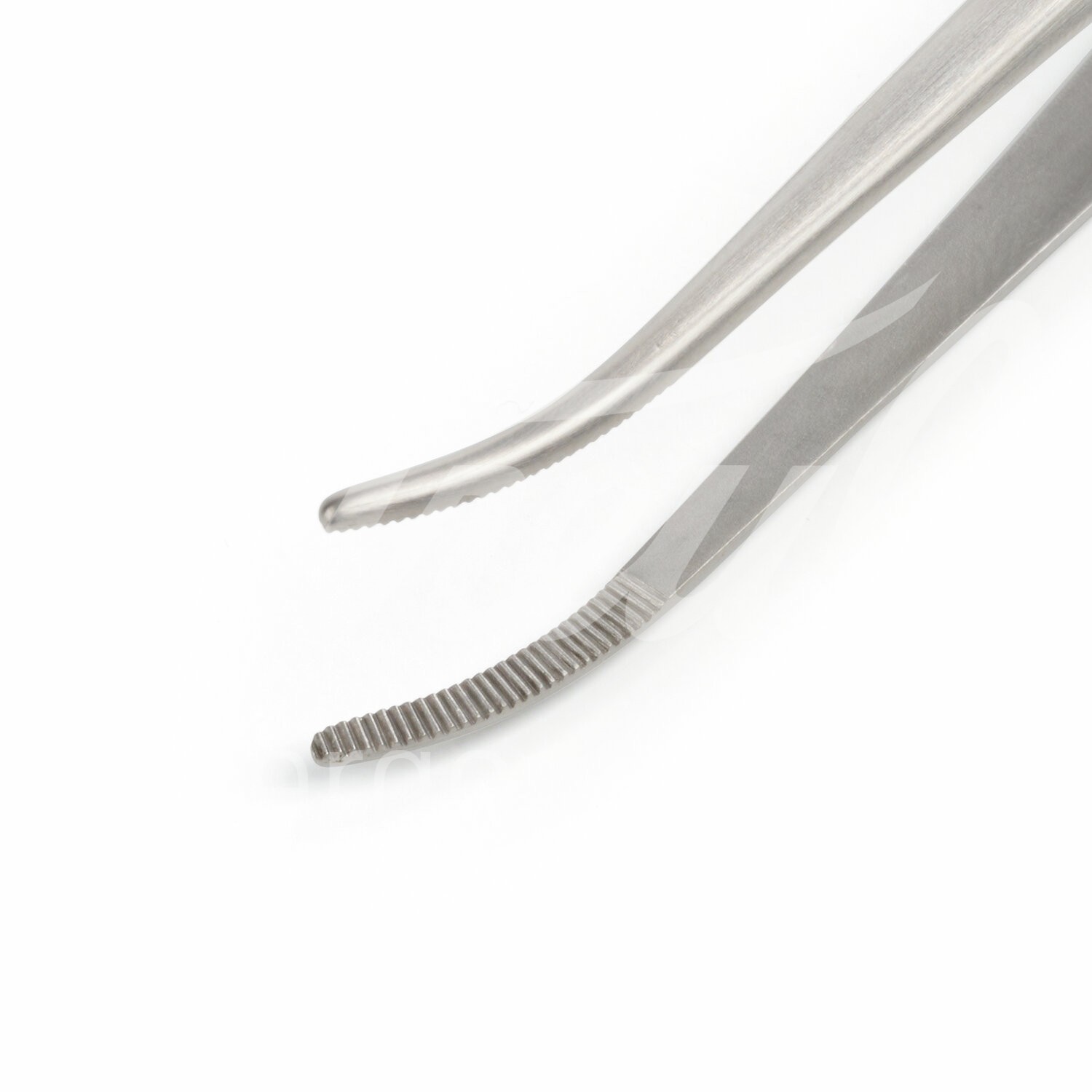 KRUUSE Pinzette Semken Taylor 12.5 cm gebogen geriffelt 1 Stück