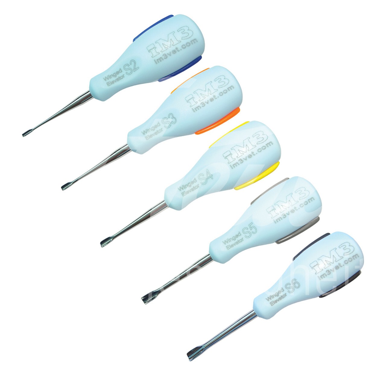 iM3 Ergo Elevator mit Ellipsenschliff 2 mm blau 1 Stück