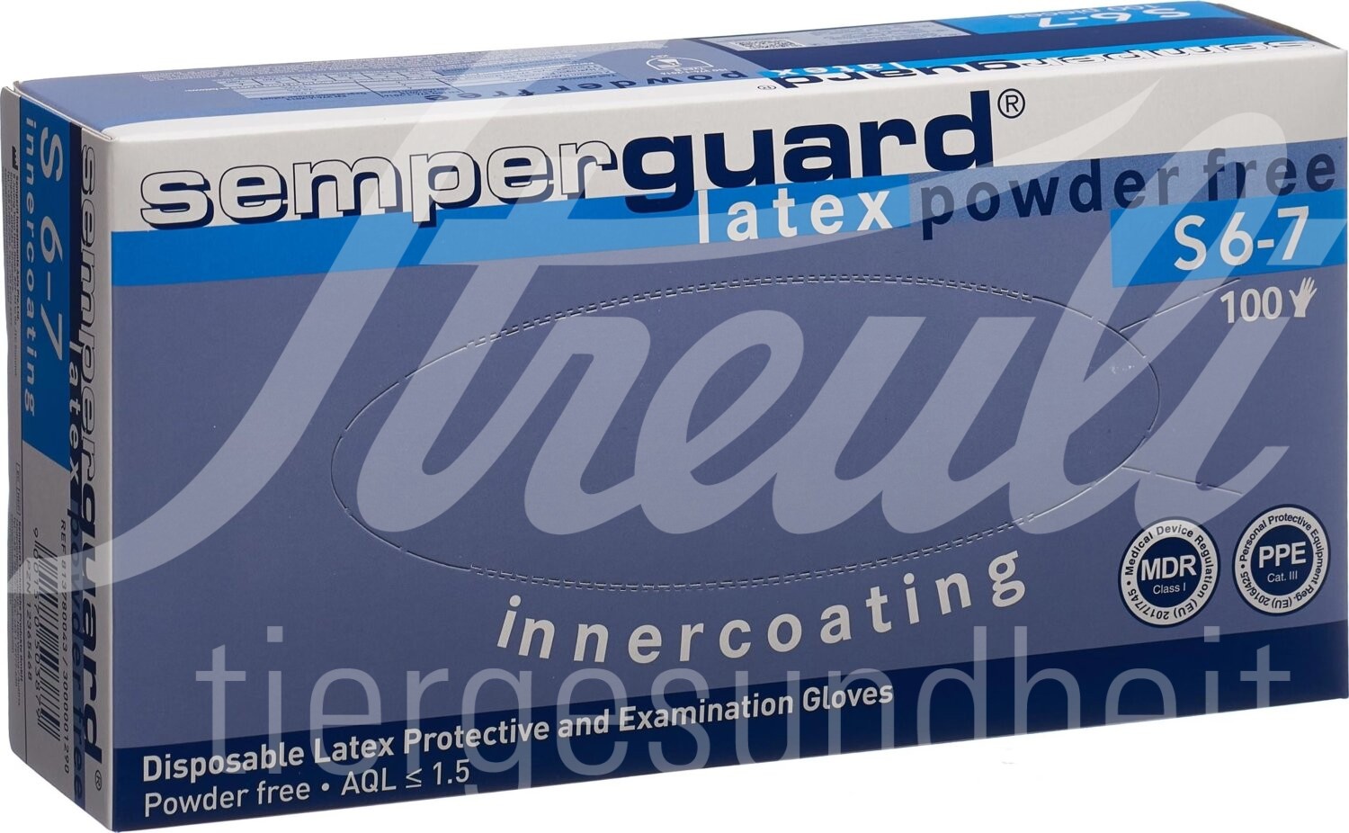 Semperguard Handschuhe Latex IC S puderfrei weiss 100 Stk Semperguard Handschuhe Latex IC S puderfrei weiss 100 Stk